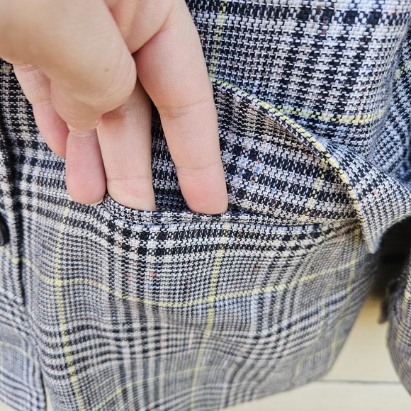 Isabel Marant Celeigh check double breasted blazer size FR 40 US 8 - Picture 5 of 11